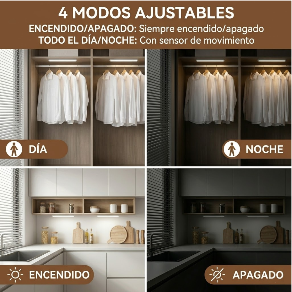 Lámpara Led con Sensor